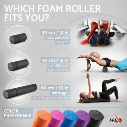 FOAM ROLLER  - Gladde Roller voor Spiermassage | FFEXS®