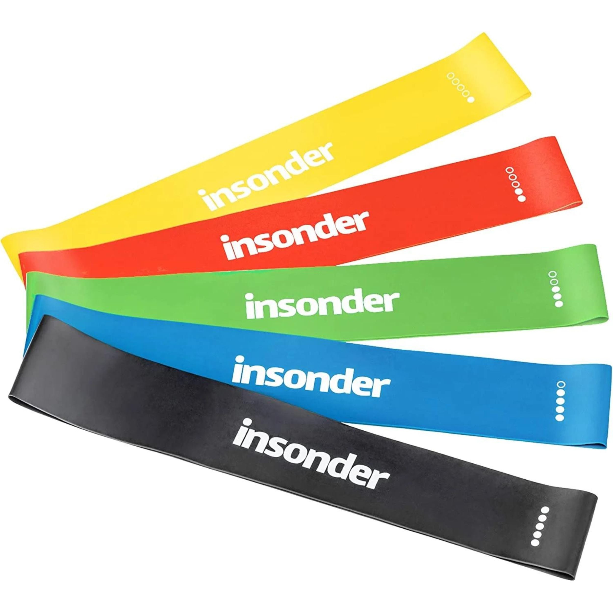 MINI BANDS 5 SET OR 10 SET Resistance Bands INSONDER FFEXS