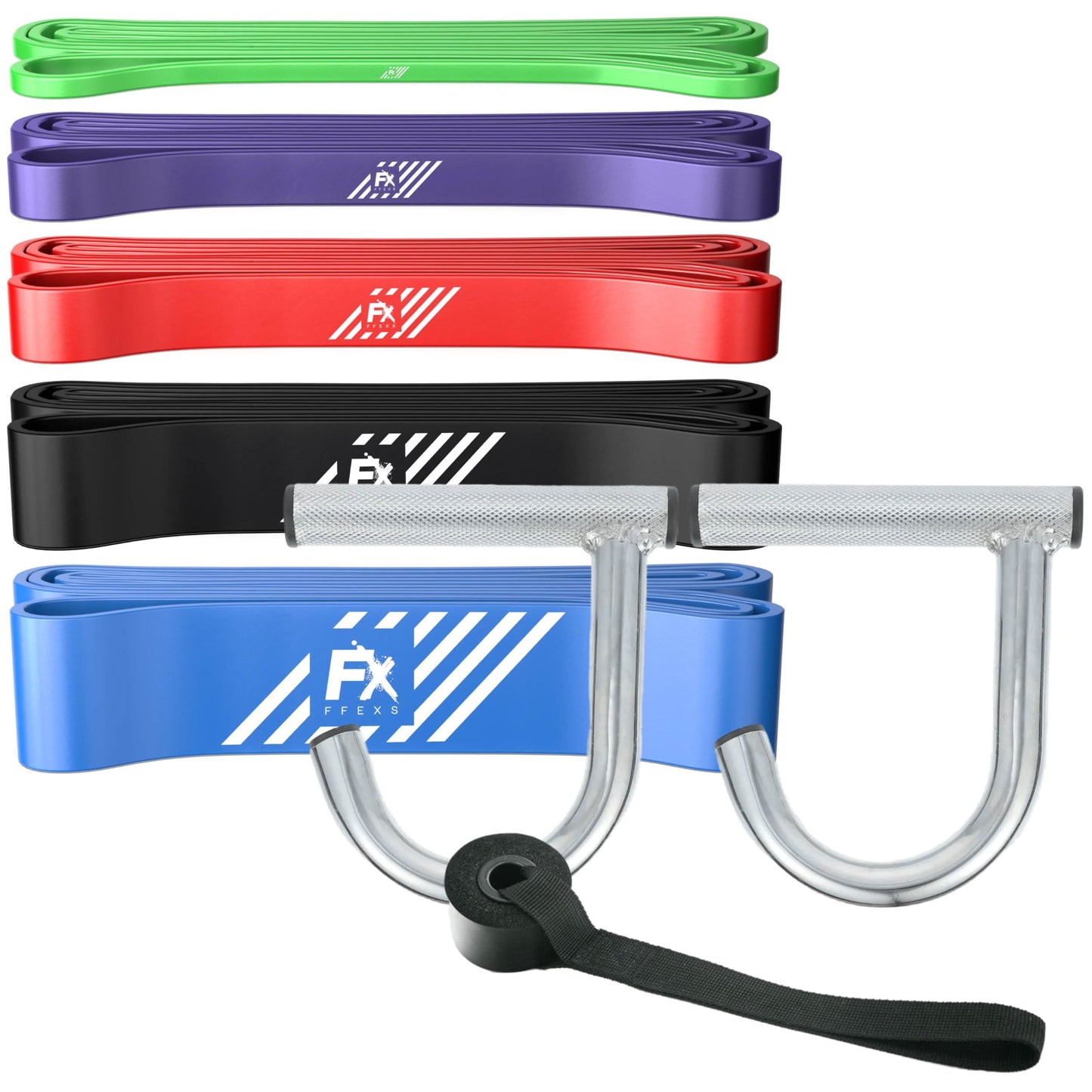 PULL UP BANDS - Set: 5 Bands, Hooks and Anchor | FFEXS®