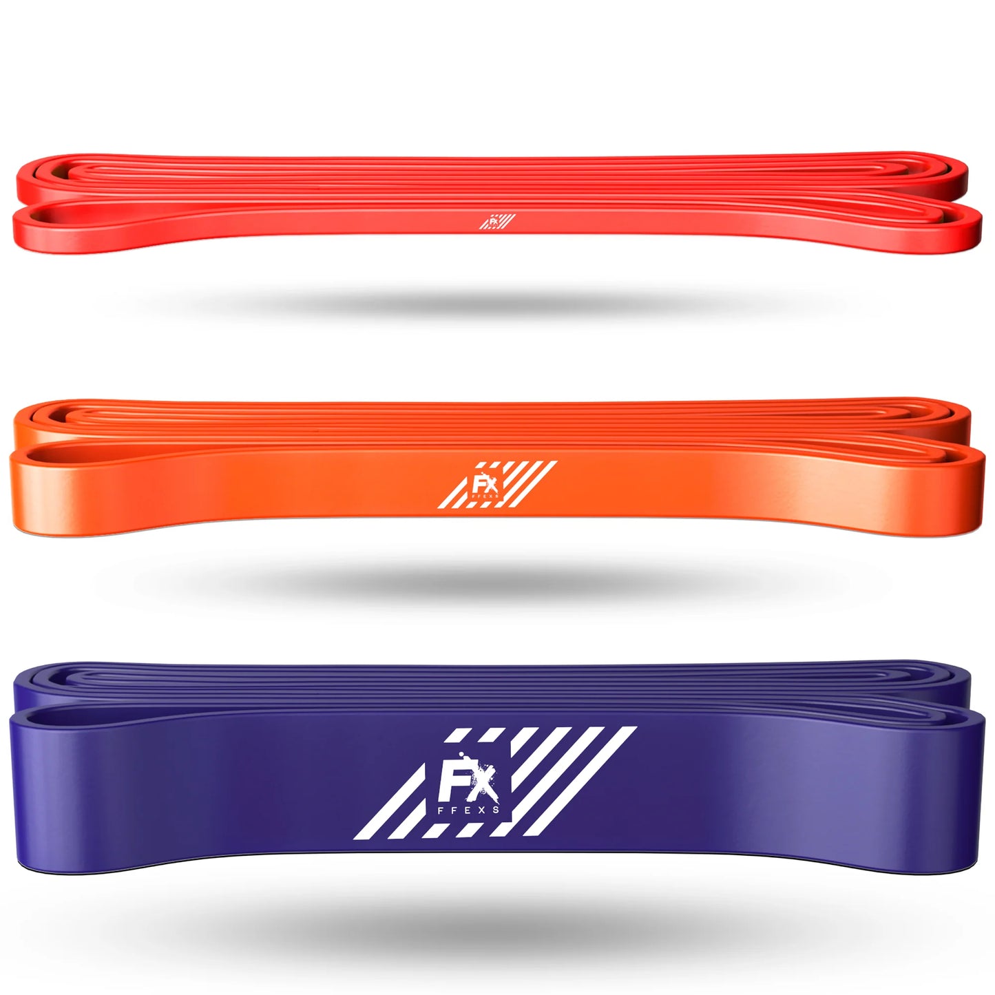 Pull Up Bands Set (3 pieces) - Improve your strength and flexibility